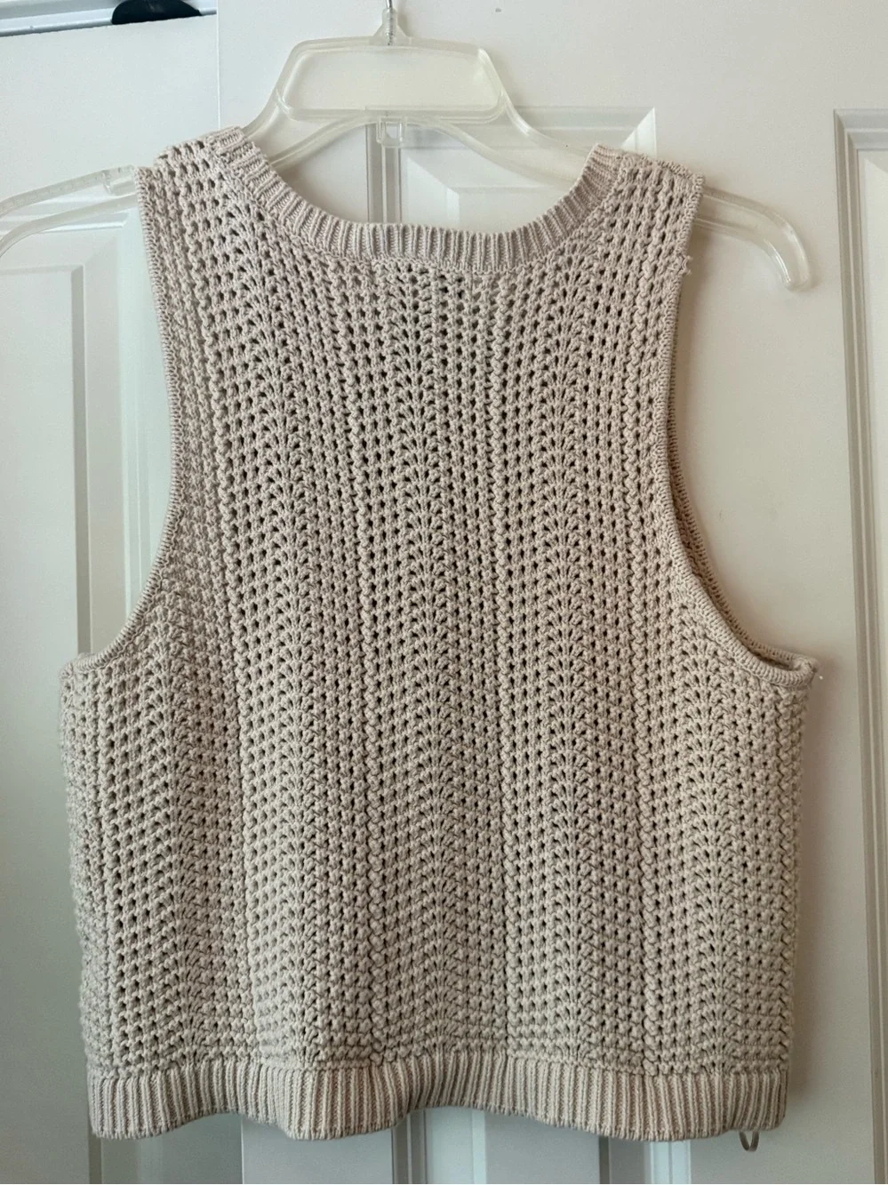 Rachel Zoe Cotton-Blend Open-Knit Sweater Top and Skirt Set Sz M - Picture 9 of 15
